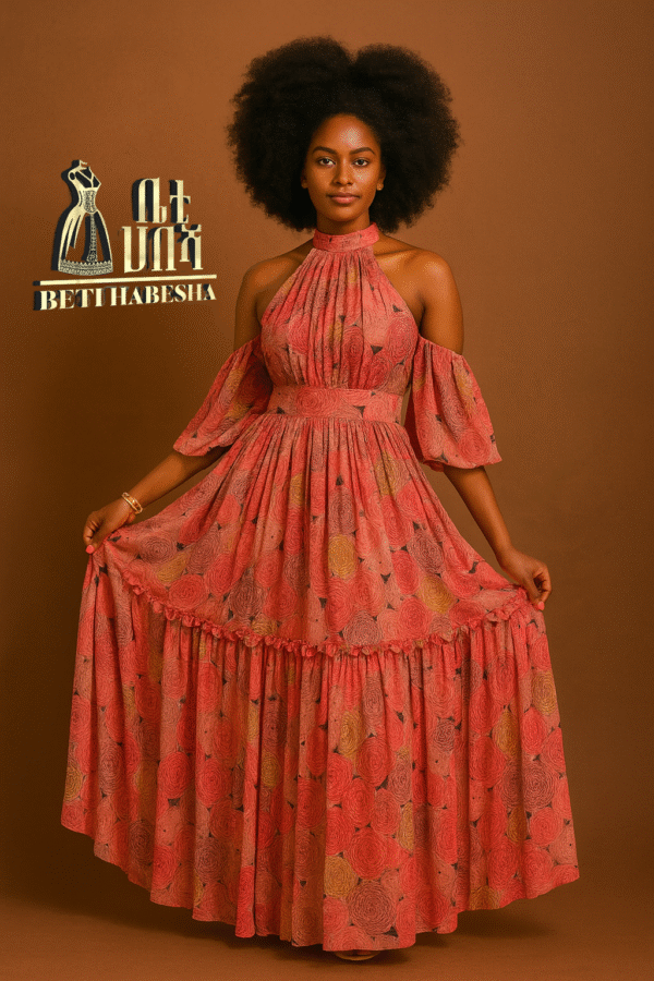 የ“ሮዝ ነፋስ” አግናዊ መጨረሻ ማክሲ ቀሚስ – ቤቲ ሐበሻ